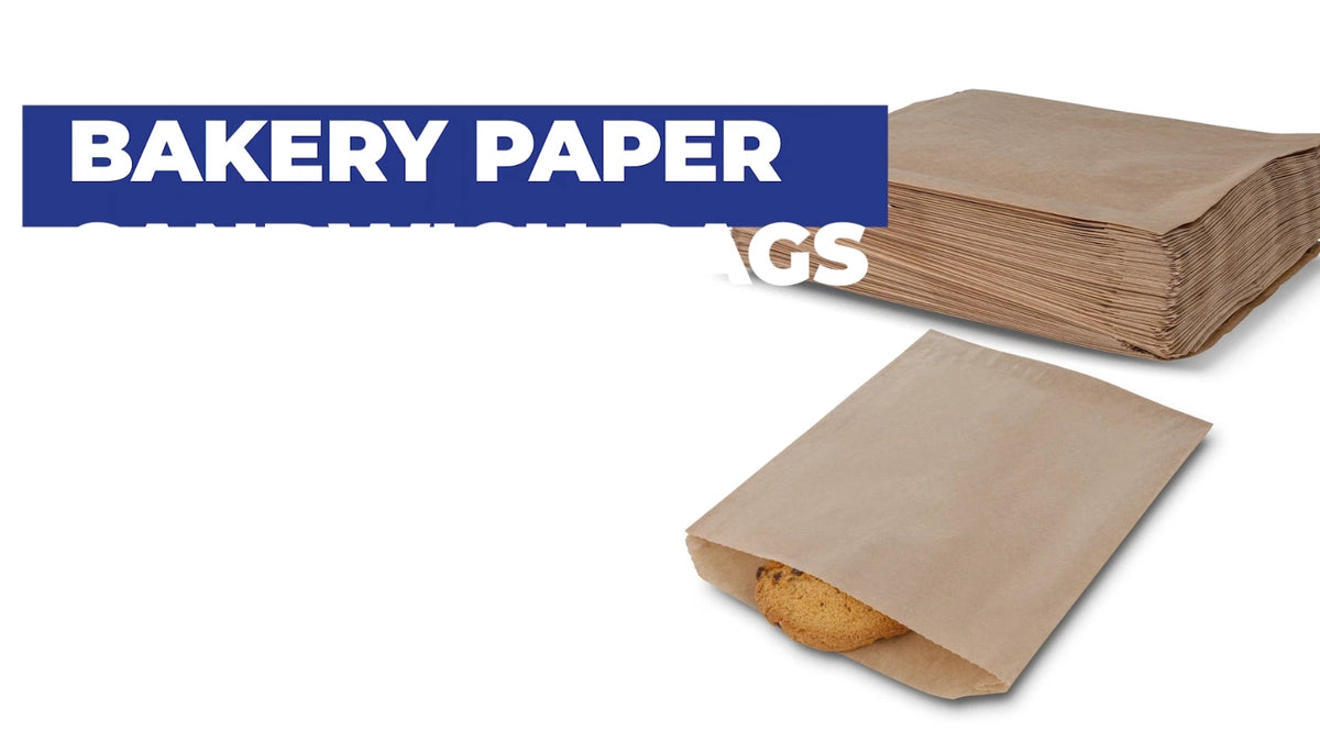 100 Grease Resistant Wax Paper Cookie Bags 6.5" x 8"