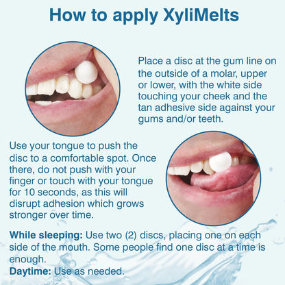 Oracoat XyliMelts for Dry Mouth Night 100 Count (Pack of 1)