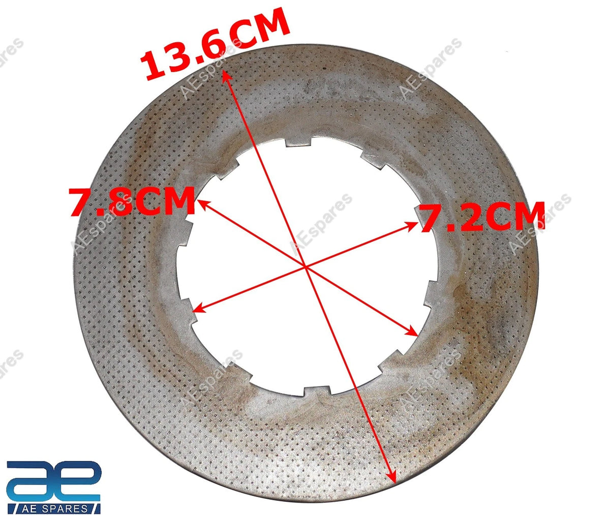 3 Piece Steel Clutch Plate Kit for Royal Enfield Bullet 350 500cc