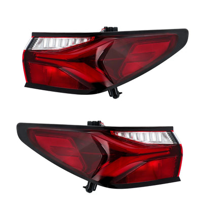 2X Tail Light Assembly for Chevrolet Blazer (2019–2022) Black LED