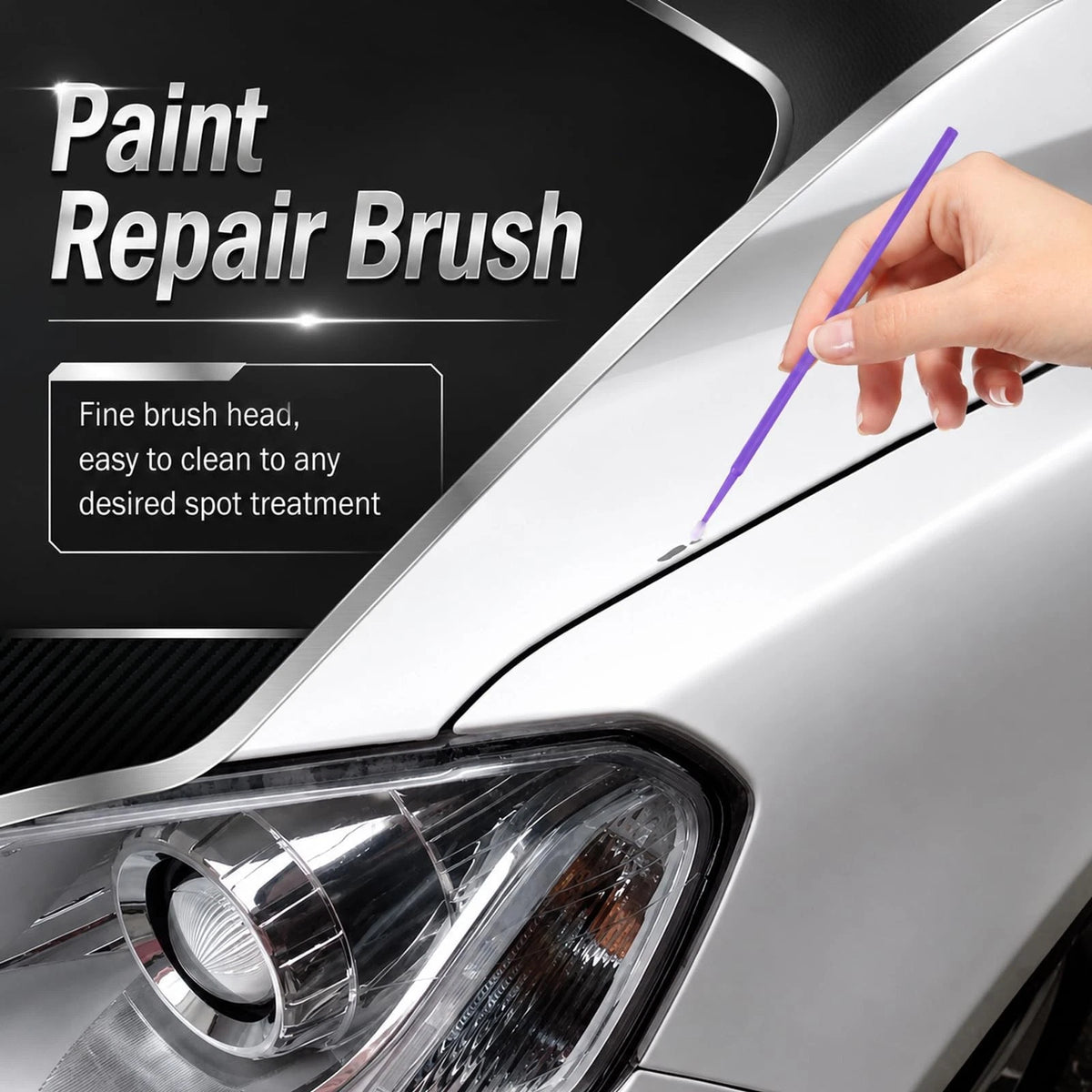 100PCS Mini Touch Up Paint Brushes for Automotive Use