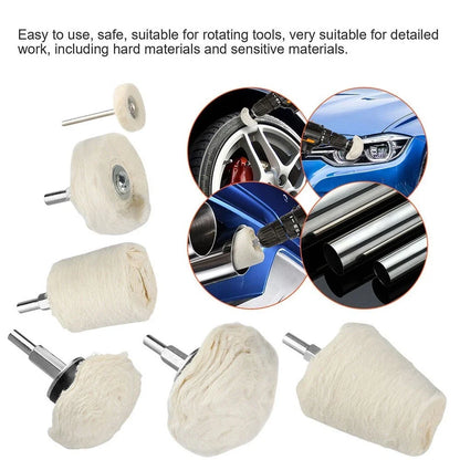 15pcs Polishing Buffing Pads Set for Car Polishing and Grinding
