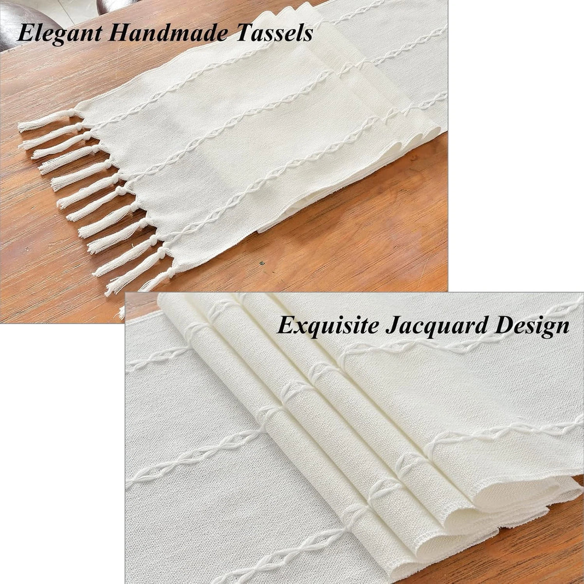 Table Runner for Farmhouse Style (72 inches Long)