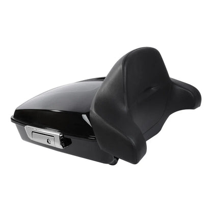Chopped Trunk Backrest Chrome Mount for Harley Touring Street Glide (2014–2026)
