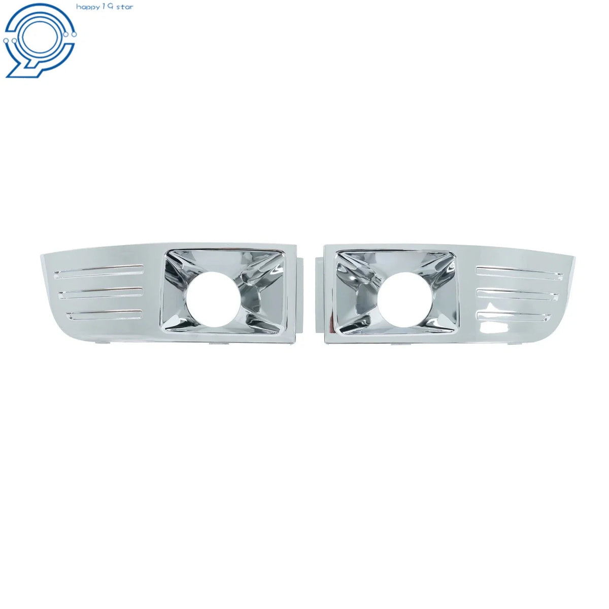 Set of 2 Front Fog Light Trim Covers for Ford Flex (2009–2012) Chrome