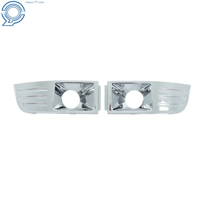 Set of 2 Front Fog Light Trim Covers for Ford Flex (2009–2012) Chrome