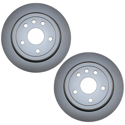 2X Rear 330mm Coated Brake Rotors for Durango Grand Cherokee