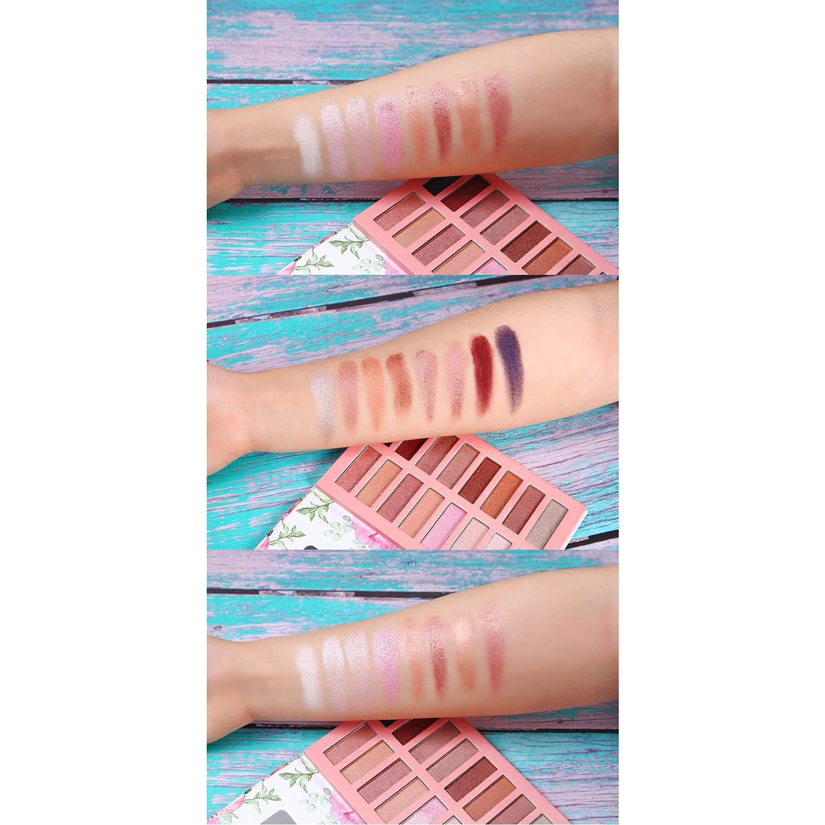 Vegan Organic Eyeshadow Palette for Makeup (Pack of 1)