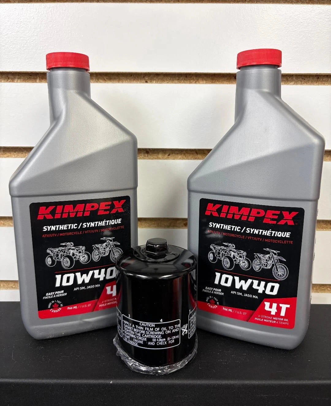 Oil Change Kit for Polaris Ranger & RZR 570, 700, 800 (hf198-10w-40)