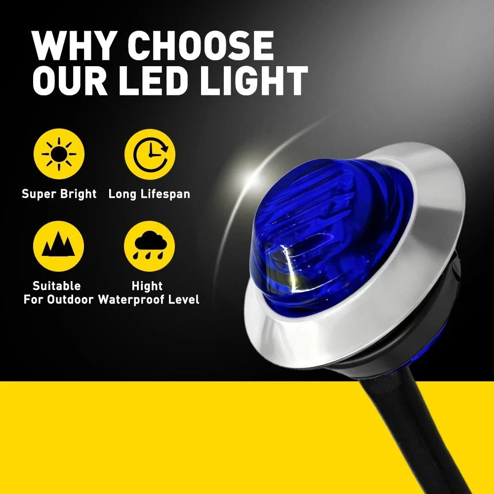 20X 3/4" LED Lights Kit for ATV UTV RV Pickup EV (12V)