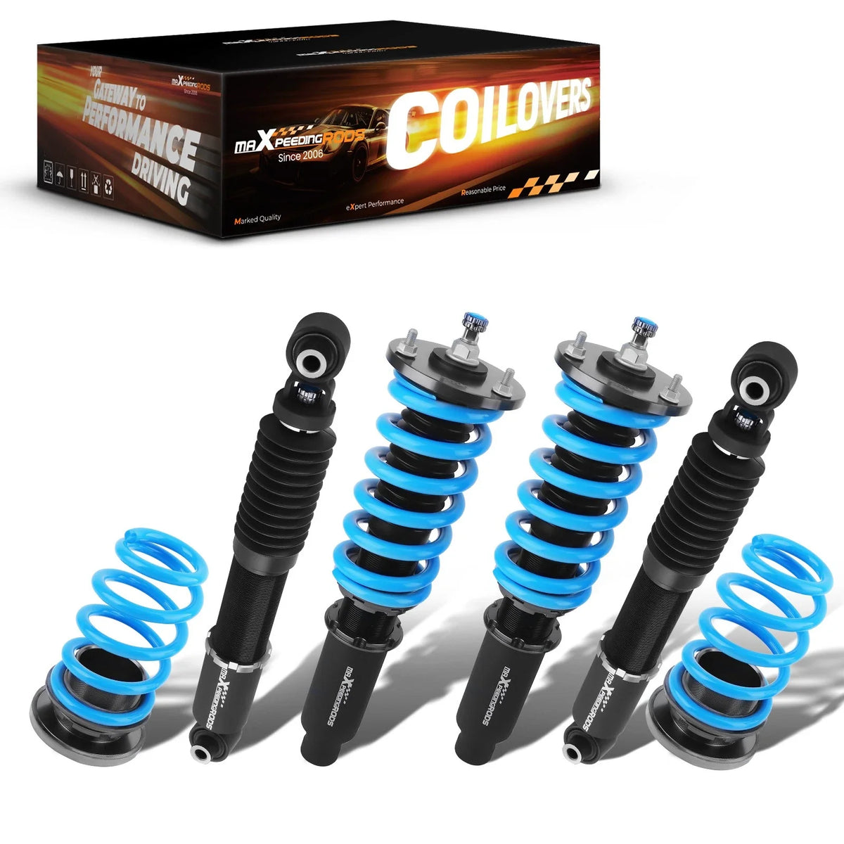 24 Way Adjustable Coilover Suspension Kit for Ford Fusion (2006–2012)