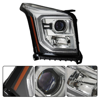 Front Headlight for GMC Yukon/Yukon XL (2015–2020) Right Side Clear Lens