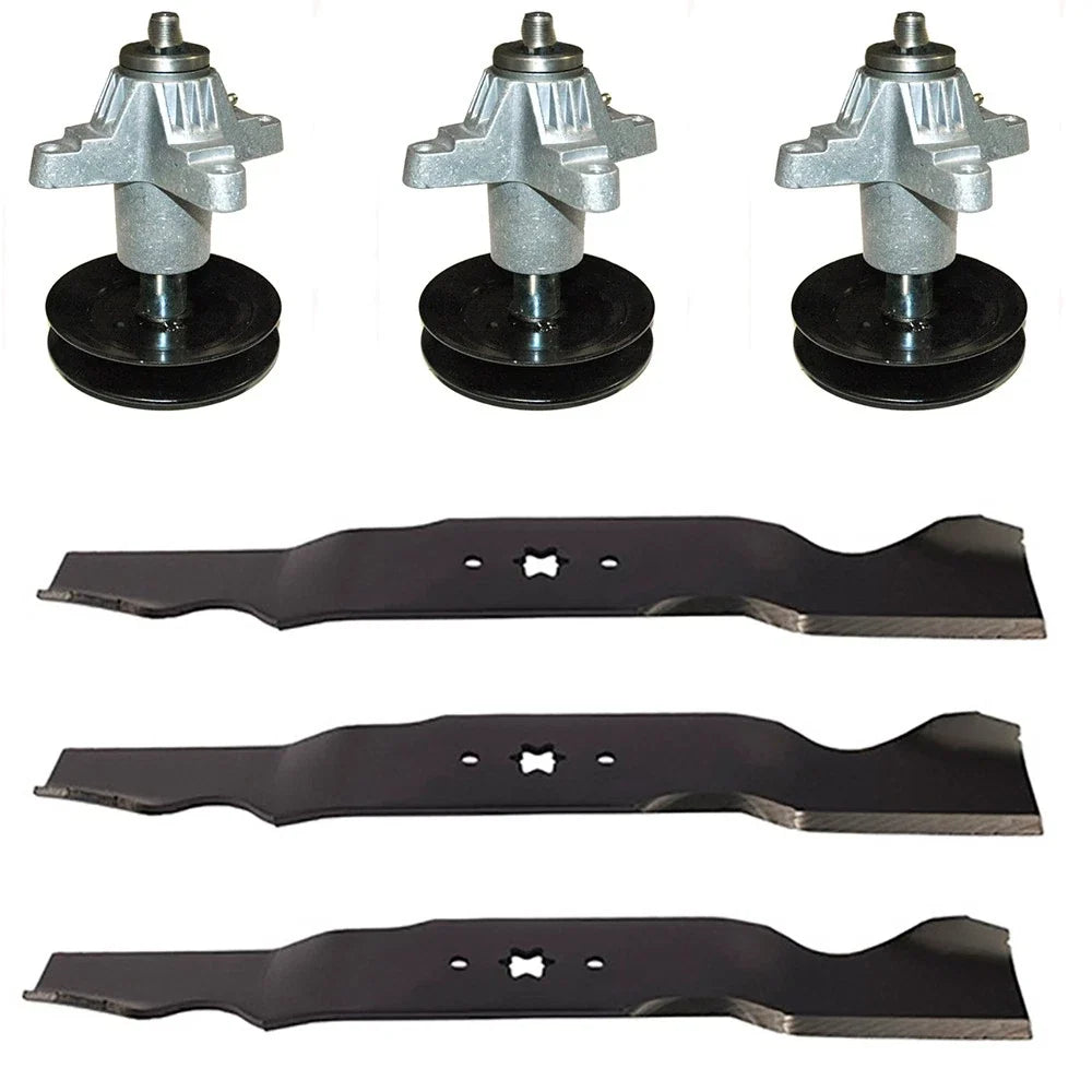 Spindles & Blades Set for MTD (Replaces 490-110-C125)