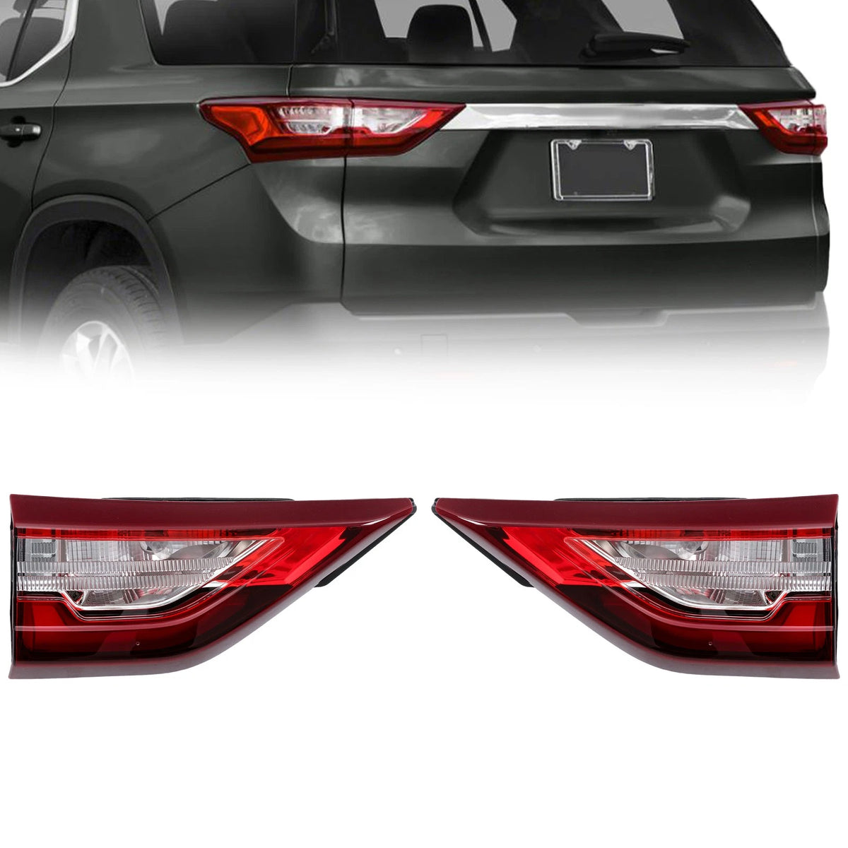 LED Tail Lights Inner Rear Pair for Chevy Traverse (2018–2021) AC3858624B