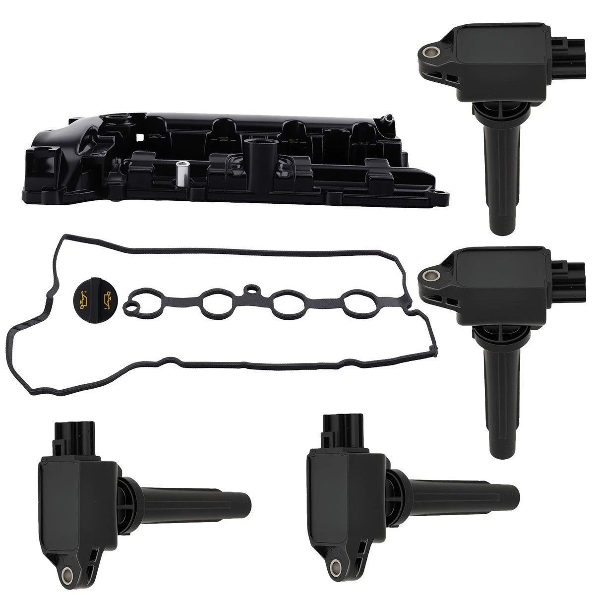 Aluminum Valve Cover Ignition Coils for Mazda 3 2.0L 2.5L (2012–2018) UF656