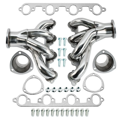 Stainless Shorty Hugger Manifold for Ford Big Block 429 460 (1968–1997)