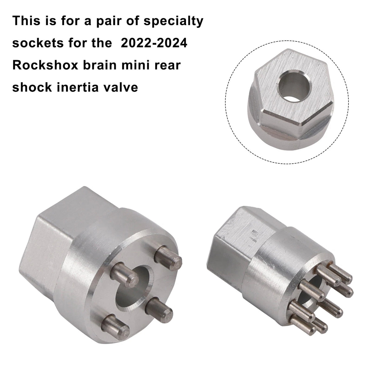 RockShox Brain Inertia Valve Tool Socket Set for Specialized MINI Shock