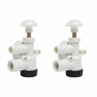 2X RV Water Valve Kit 385314349 for Sealand EcoVac Vacuflush (N/A)