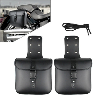 Saddlebags Luggage for Harley-Davidson Sportster, Honda, Yamaha (Universal)
