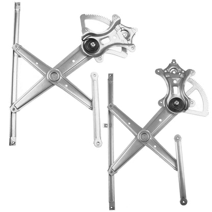 2X Front Power Window Regulator for Toyota Land Cruiser Lexus LX470 (6980260070, 6980160070, 740-509, 740-510)