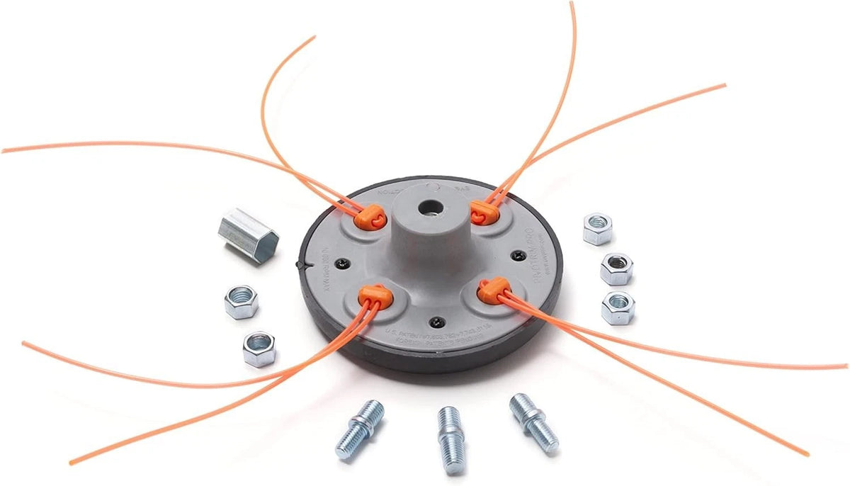 4 Way Trimmer Head Replacement for Universal Landscaping Tools
