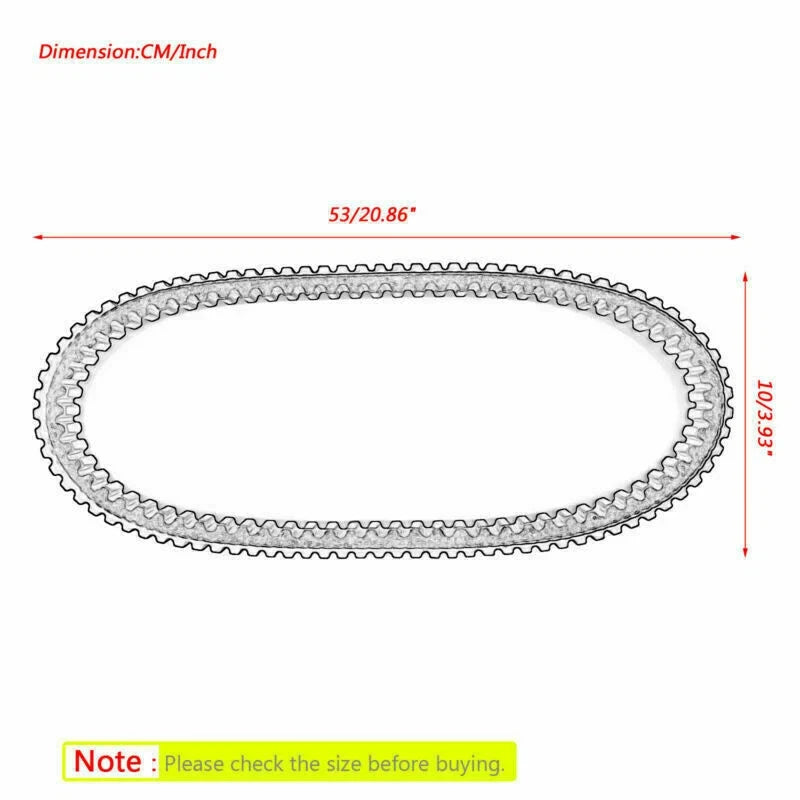 Drive Belt for Arctic Cat T660 Turbo Trail Touring (2004–2005) 0627-028