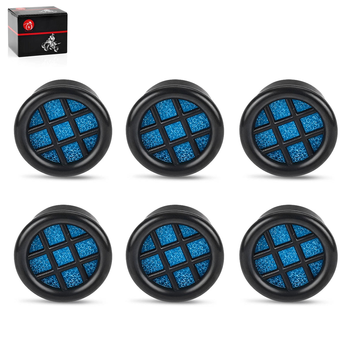 6X Air Filter Cover for ATV UTV Motorcycle (Fits )