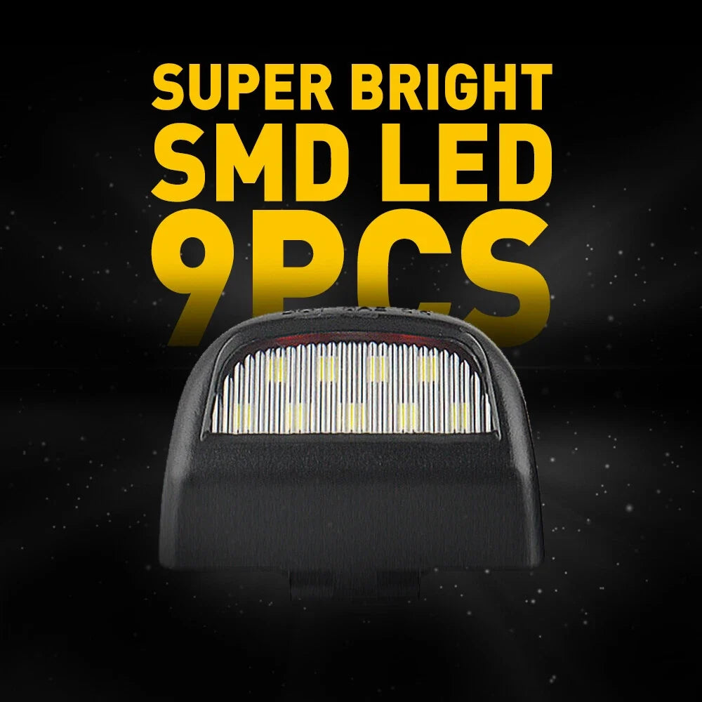 LED Tube License Plate Lights for Chevy Silverado GMC Sierra 1500 2500