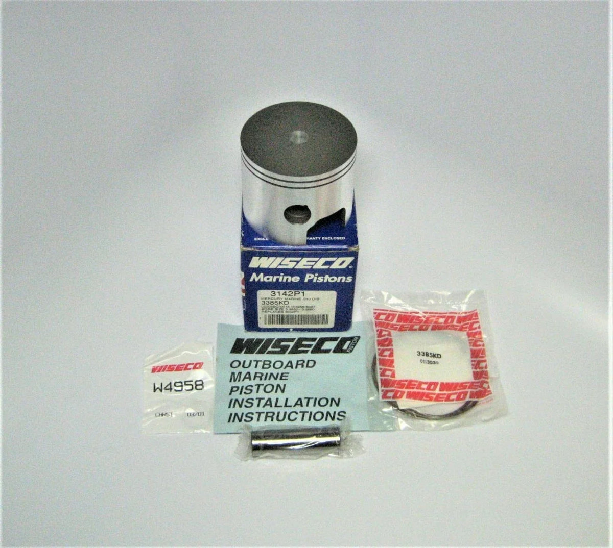 Wiseco 3142P1 Piston Kit for Mercury Outboard (Boat)