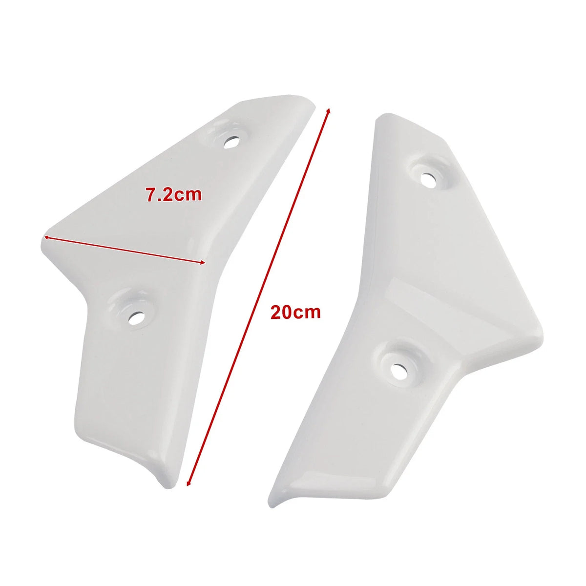 Radiator Side Cover Fairing Panels for Street Triple 765 R/RS (2020–2022) White
