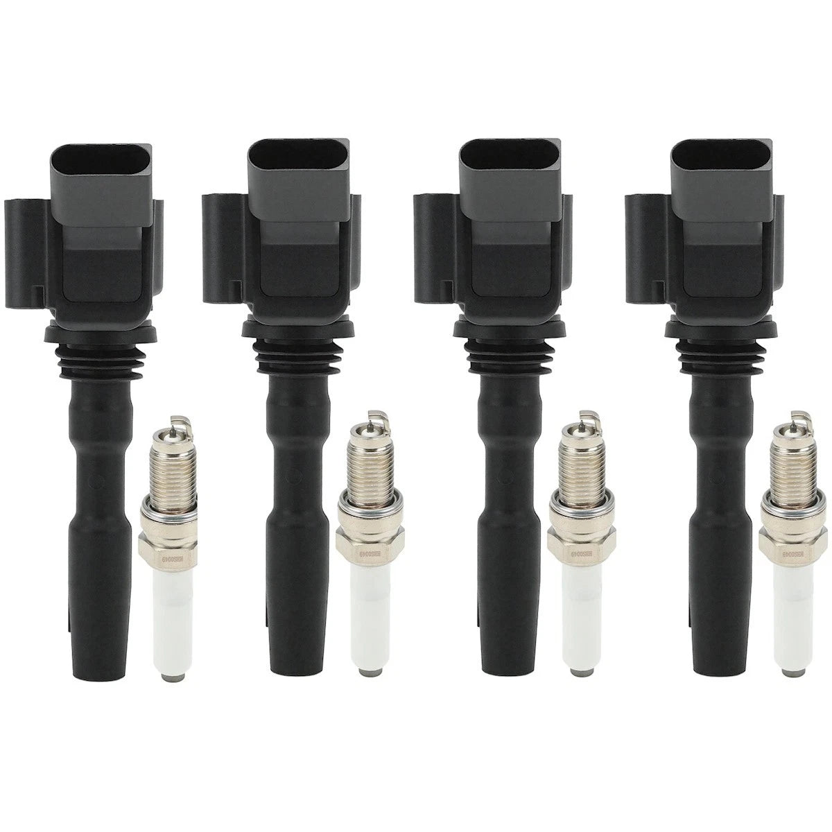 Ignition Coil and Spark Plug Kit for VW Audi A3 Jetta (2014–2018) 18100917, UF717, C1845, 04C905110B, 04C905110D, 04E905110A, 04E905110B, NGK95463