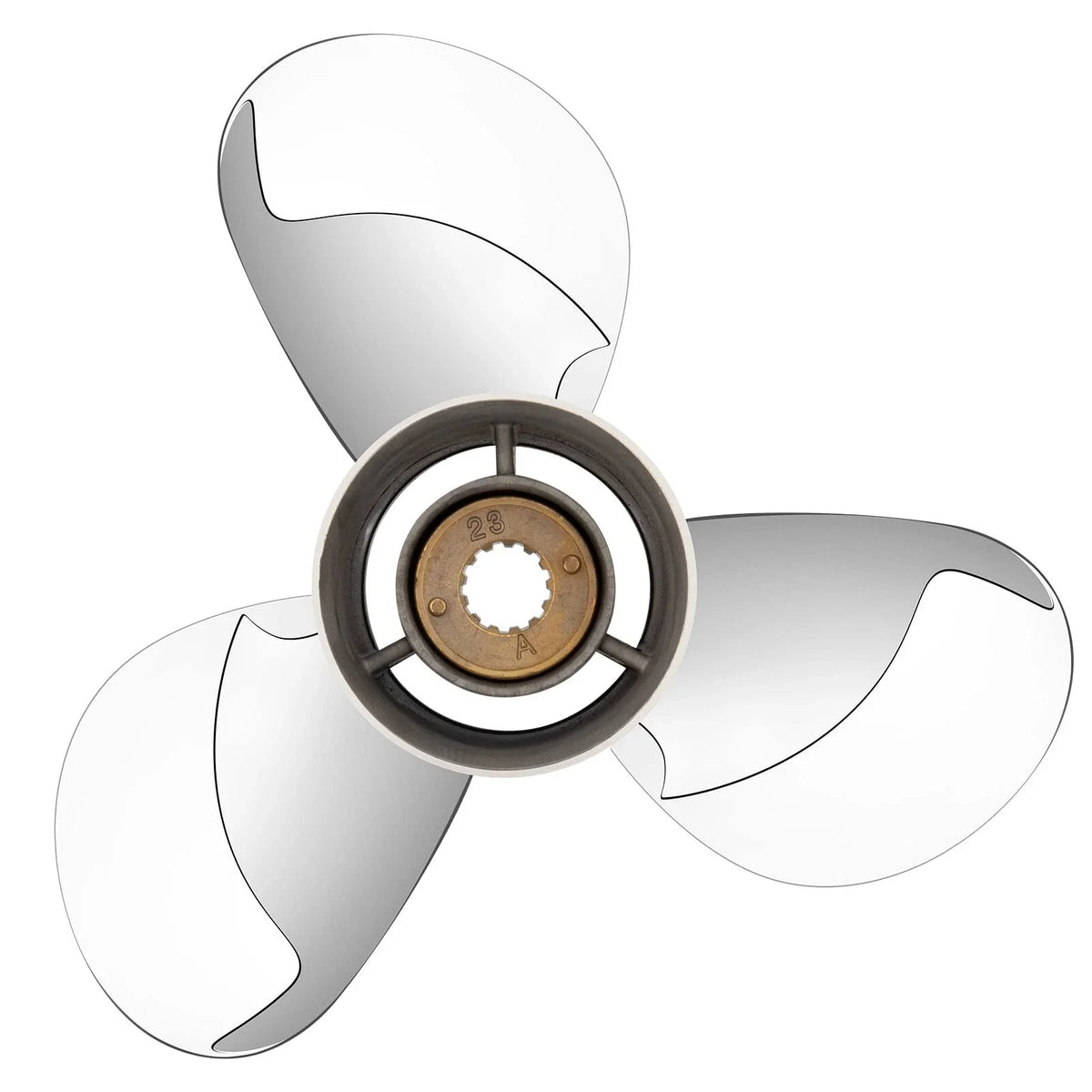 Stainless Steel Boat Propeller 10 3/8 x 14 for Mercury 25-70 HP (RH)