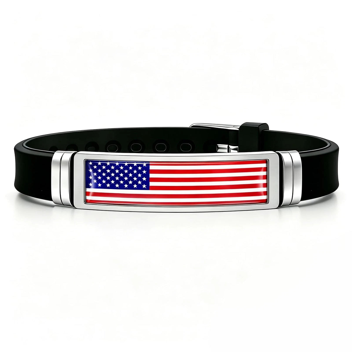 American Flag Bracelet for Women - Adjustable Patriotic Jewelry