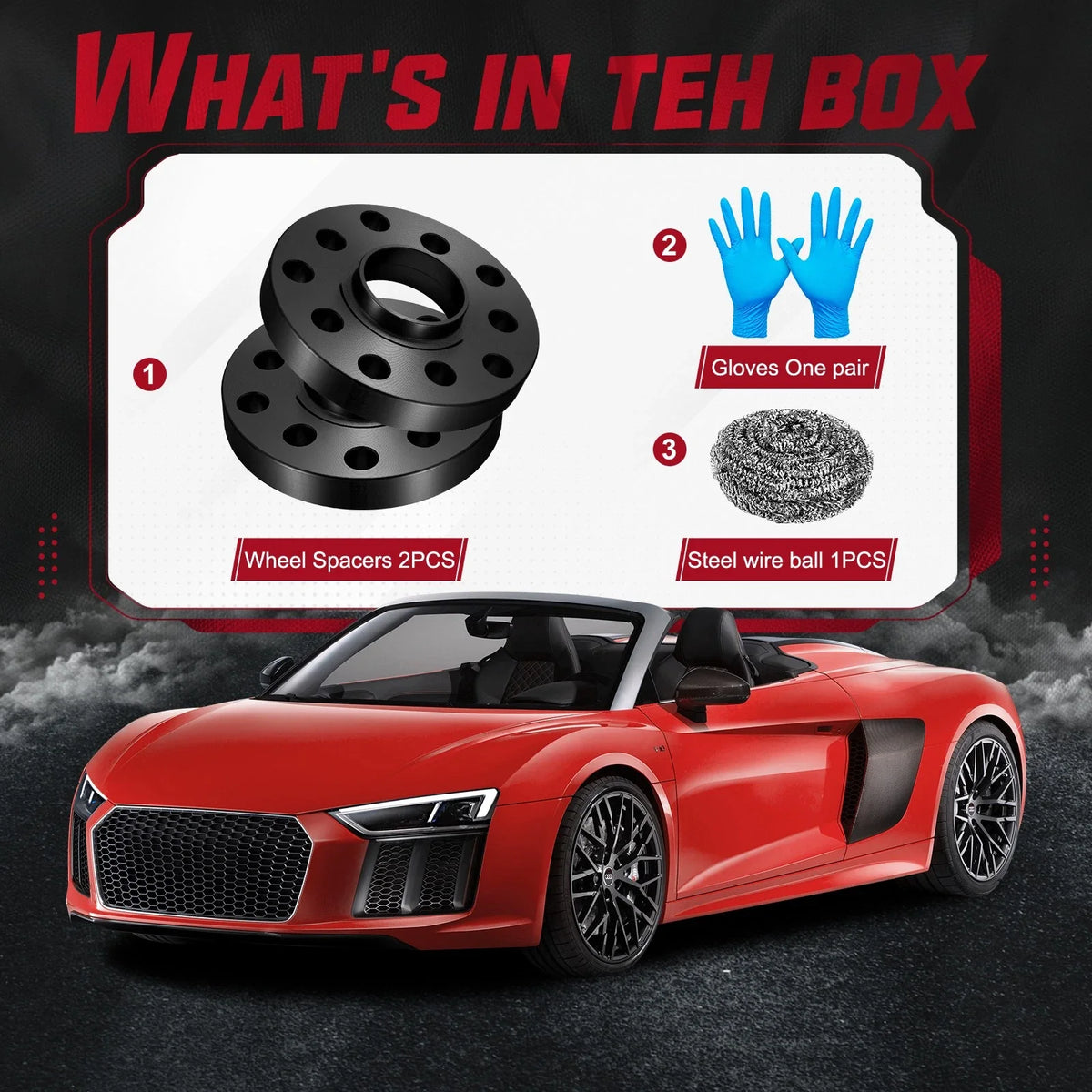 20mm Hubcentric Wheel Spacers Adapters for VW Audi (5x100/5x112) (57.1mm)