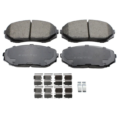 Set of 2 Front Rotors & Akebono ProACT Ceramic Brake Pads for CX-5 (2022–2023)