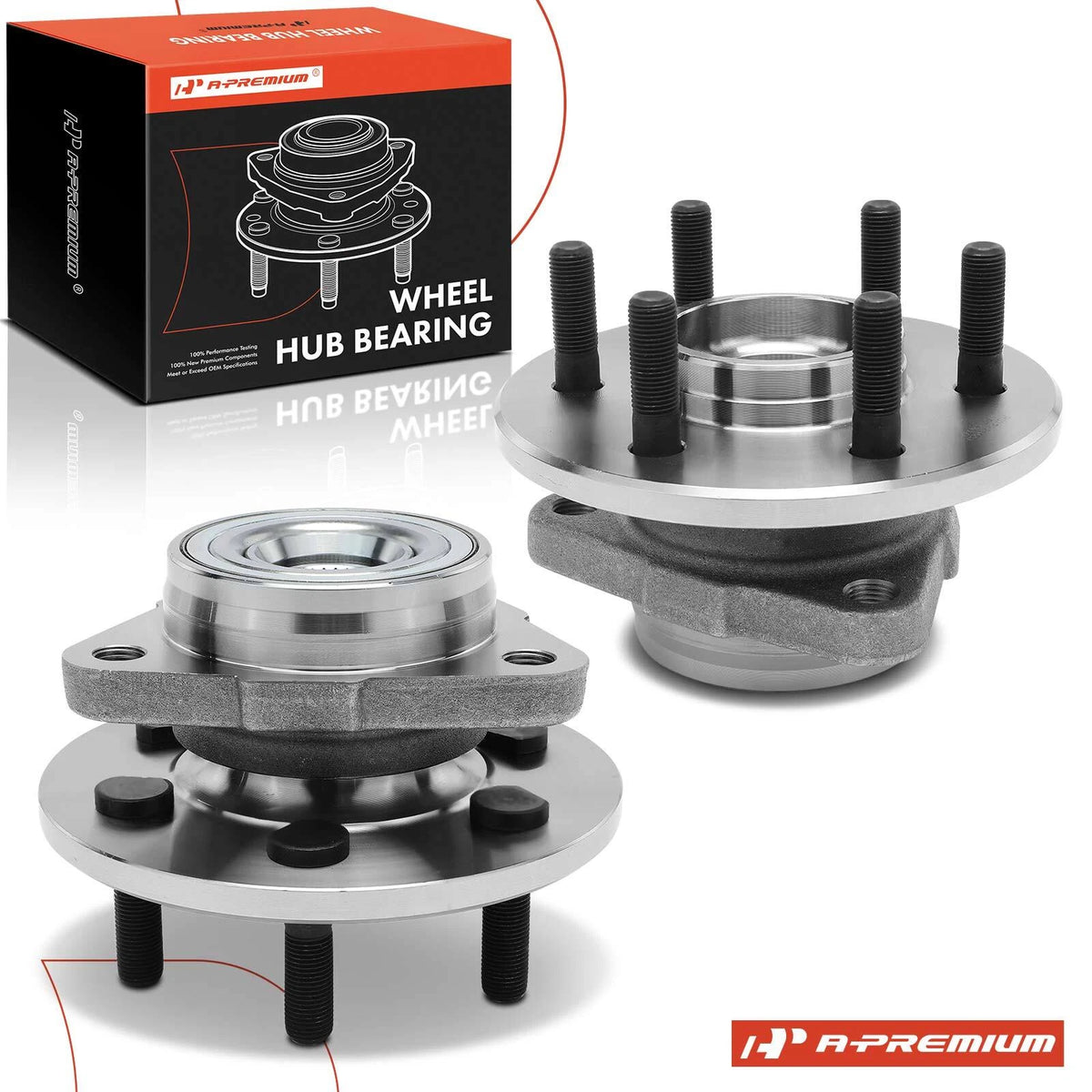 2X Front Wheel Hub & Bearing Assembly for Dodge Durango, Dakota (1998–2003) - 52069361AB, 515007
