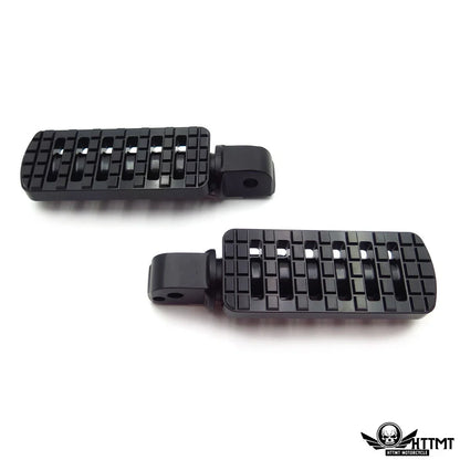 Black Dominator Footpegs for Harley Softail Slim FLSL & Breakout (2018–2023)