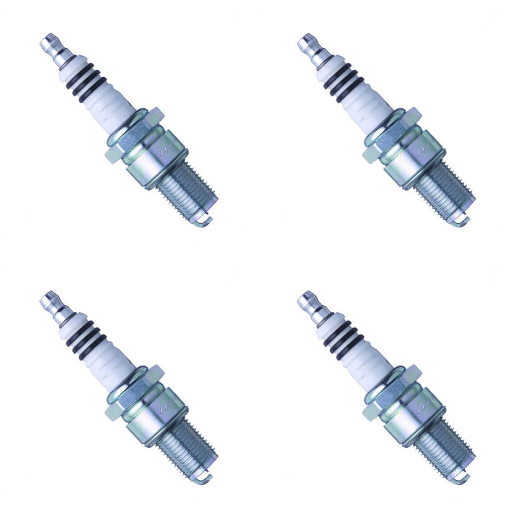 Set of 4 NGK Iridium Spark Plugs BR8EIX for Aprilia Scarabeo 50 2T (2005–2006)