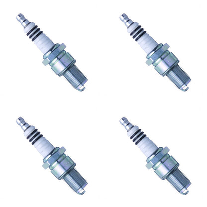 Set of 4 NGK Iridium Spark Plugs BR8EIX for Aprilia Scarabeo 50 2T (2005–2006)