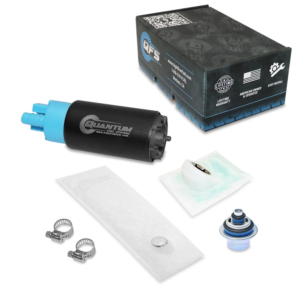 QFS Fuel Pump, Regulator & Strainer for Ski-Doo Summit Mach Z Lynx Rave (2005–2008)