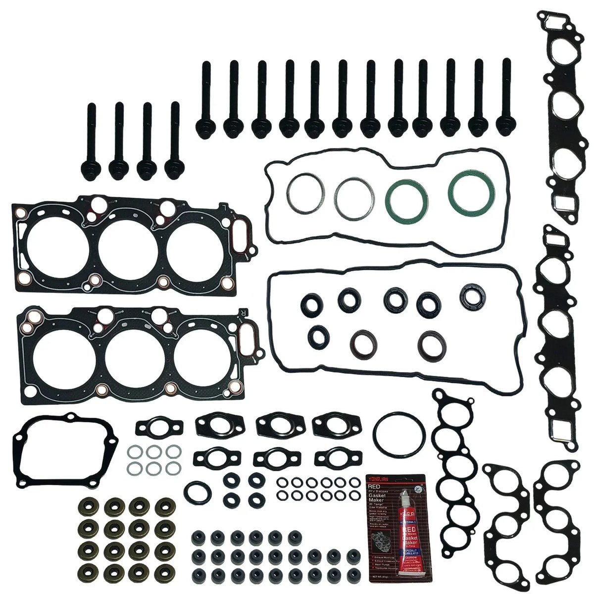 Set of 10 Head Gasket Bolts for Toyota Avalon Camry Sienna (1994–2000)