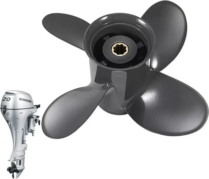 9.25 x 10 Aluminum Outboard Propeller for Honda 8-20HP (RH)