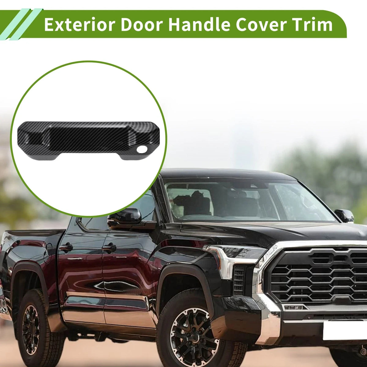 Exterior Door Handle Cover Trim for Toyota Tundra (2022–2025) ABS 1Pc