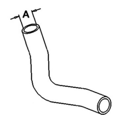 Lower Radiator Hose for Ford New Holland NH 1510, 1710