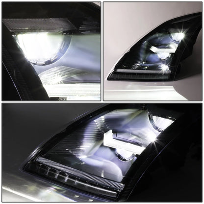 LED DRL Sequential Turn Signal Headlight Lamps for Volvo VNL VNR 300/400 (2018–2024)
