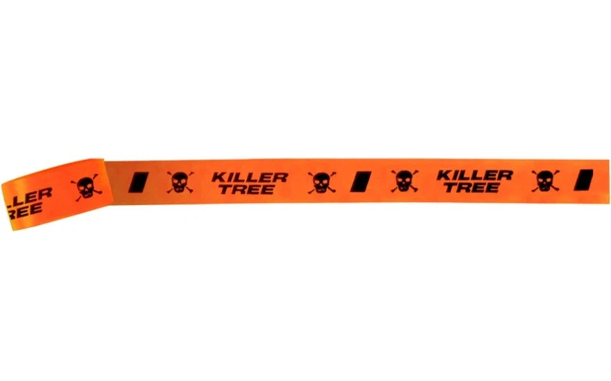 150' x 1½" Orange Glo Vinyl Flagging Tape for KILLER TREE