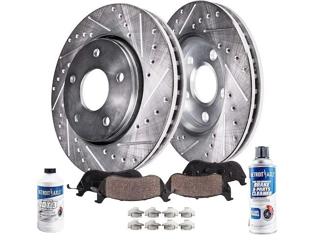 Front Brake Pad and Rotor Kit for Mazda 5 (2006–2012) KZ239MZ