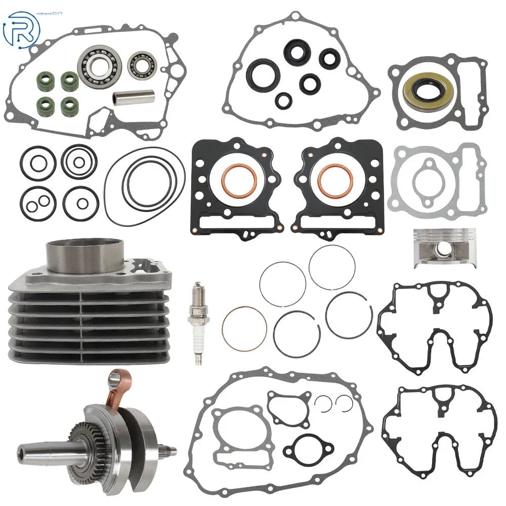 Crank Rod Motor Rebuild Kit Piston Gaskets for Honda 400EX 400X (1999–2004)
