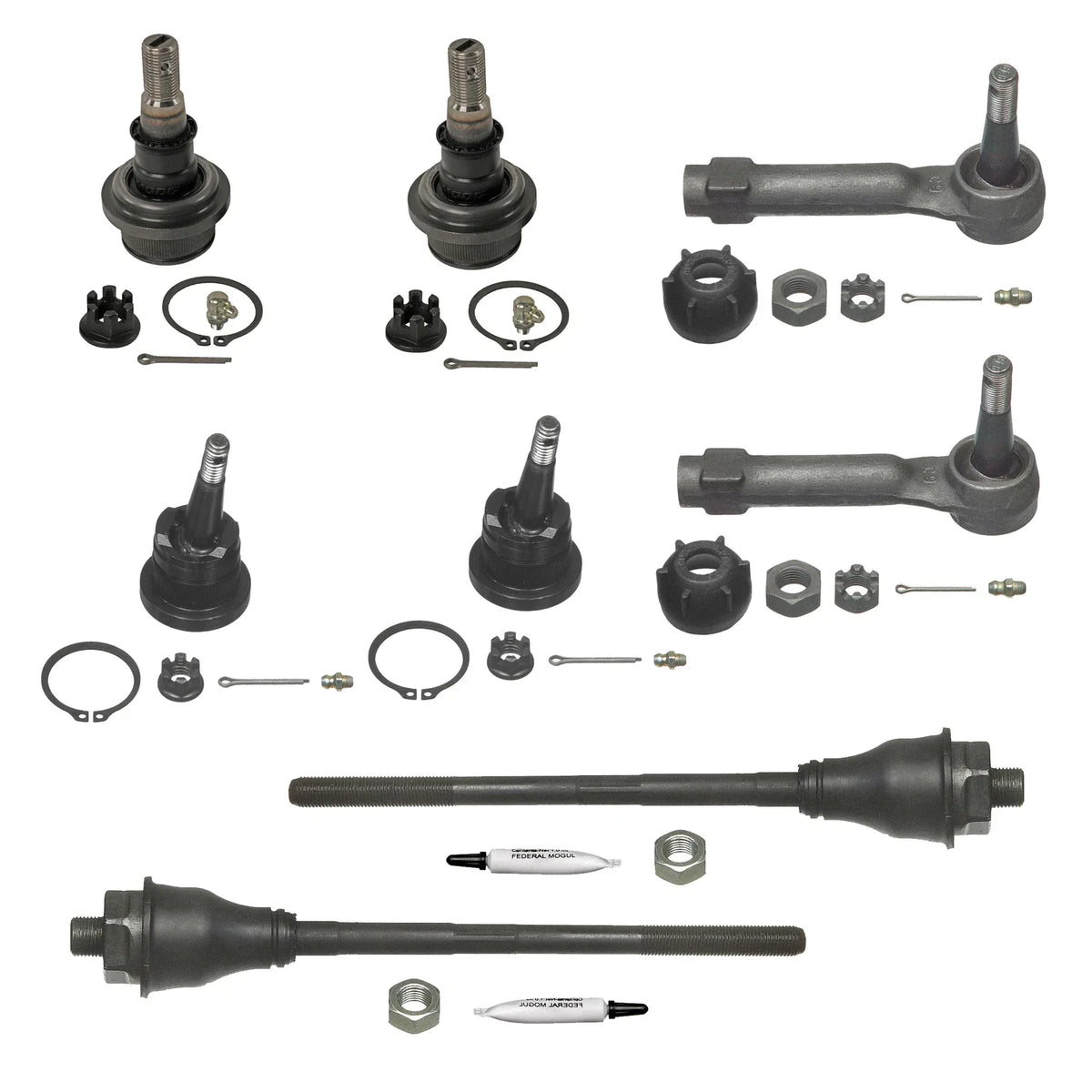 Moog Inner & Outer Steering Tie Rod Ends Kit for Cadillac Chevy GMC