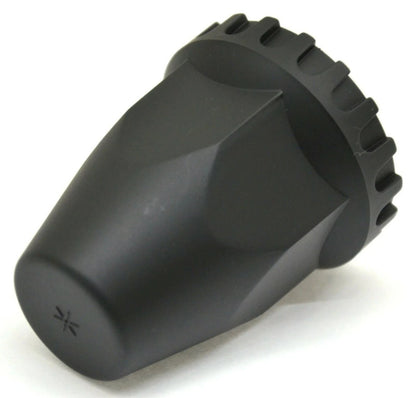 Set of 4 Matte Black Screw-On Lug Nuts for UP Rear Axle Cover #10340